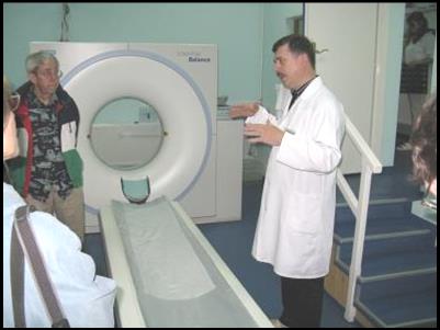 Dr. Pal Orisi w/ CAT scan
